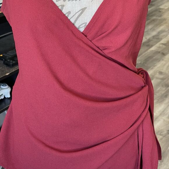 1. State Women's Blouse Medium Wrap Boho Elegant Cocktail Party Romantic Y2k - Picture 5 of 12